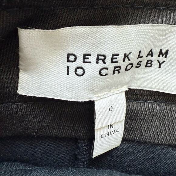 Derek Lam women navy crop pants size 0 - Picture 5 of 8